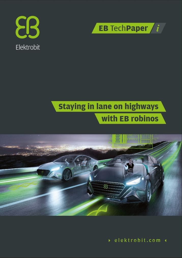 Staying in lane on highways with EB robinos