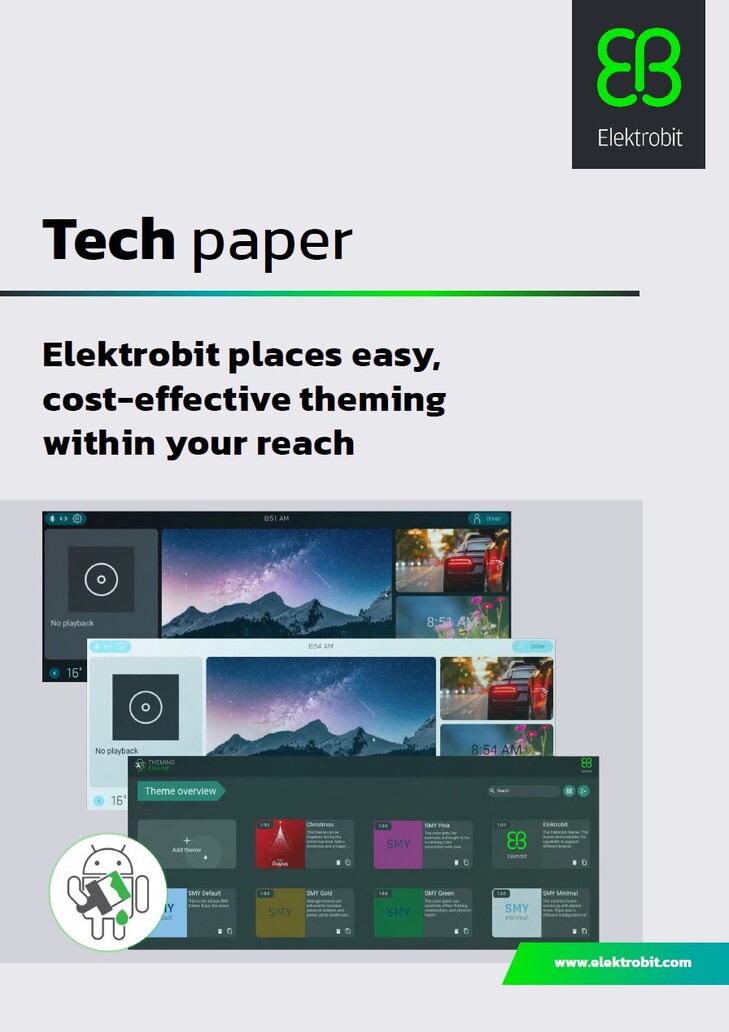 Elektrobit places easy, cost-effective theming within your reach