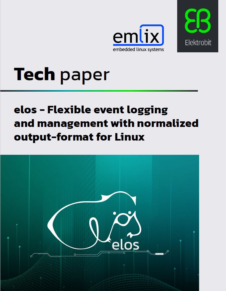 elos - Flexible event logging and management with normalized output-format for Linux