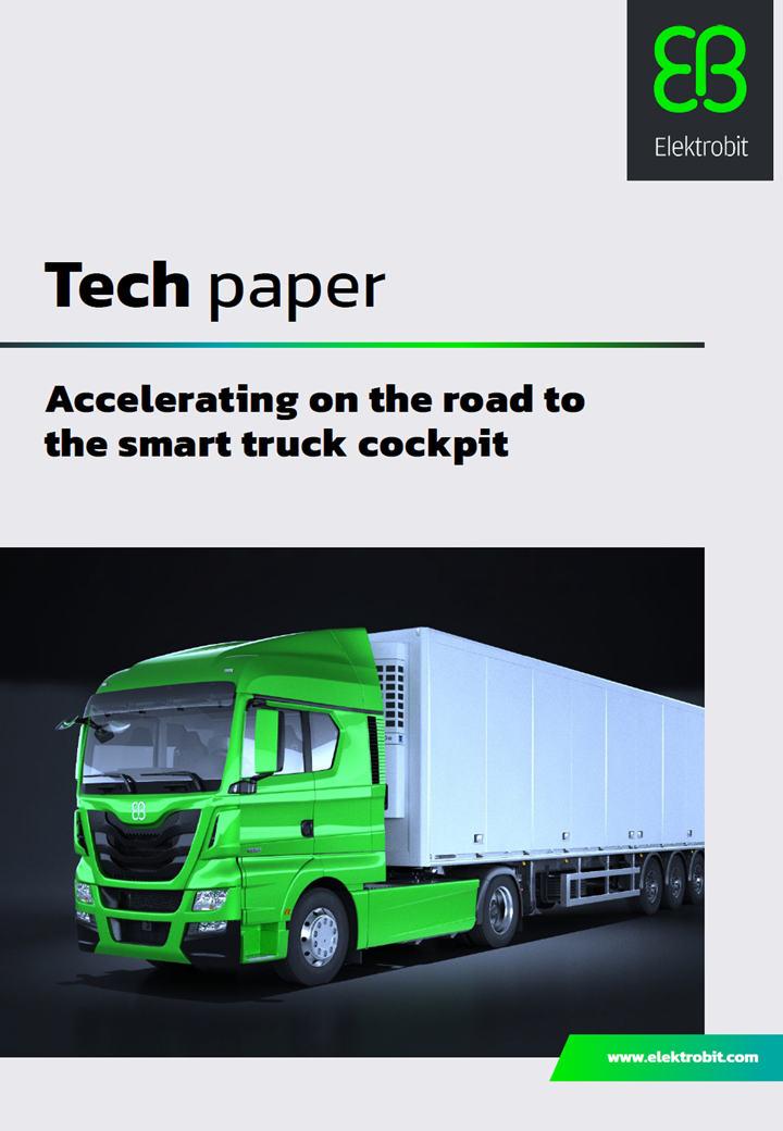 Accelerating on the road to the smart truck cockpit