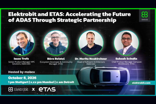 Elektrobit and ETAS: Accelerating the Future of ADAS Through Strategic Partnership
