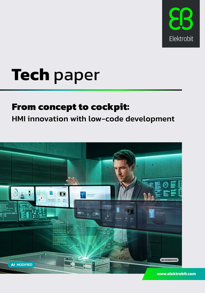 From concept to cockpit: HMI innovation with low-code development
