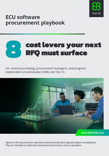 ECU software procurement playbook